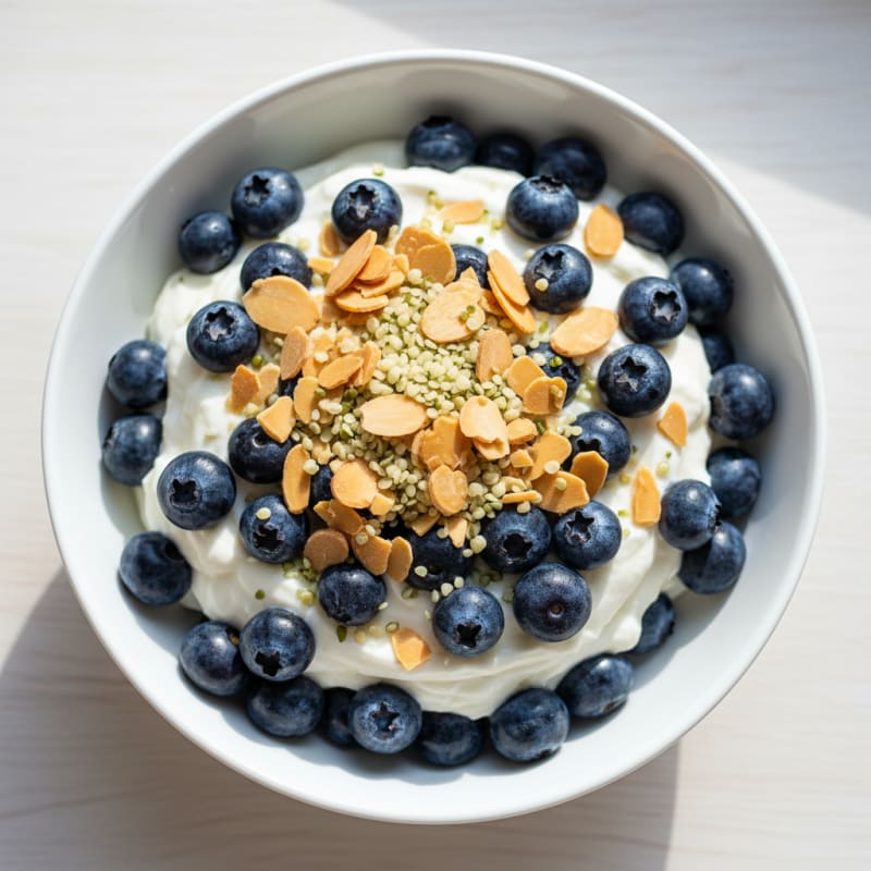 Greek Yogurt Protein Parfait with Berries