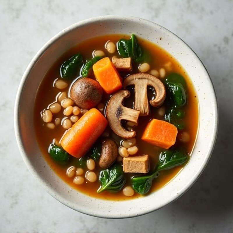 Hearty Vegan Mushroom and Root Vegetable Stew