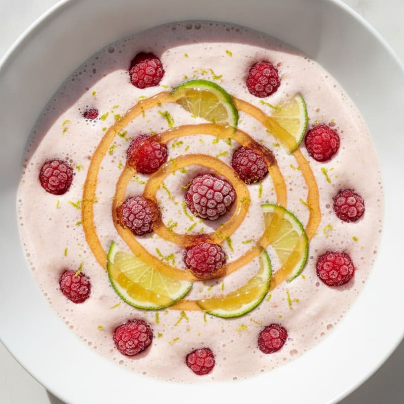 Sparkling Pomegranate Lime Protein Refresher