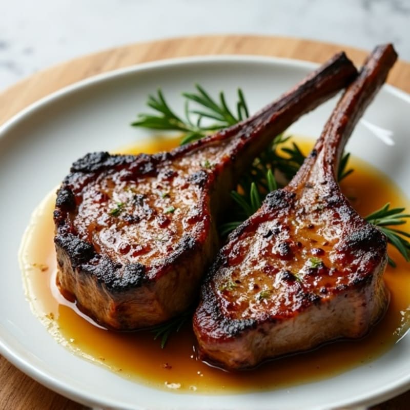 Rosemary-Garlic Grilled Lamb Chops