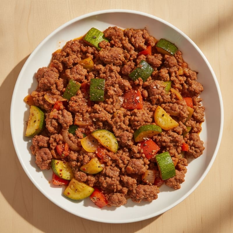 Ground Beef and Vegetable Skillet