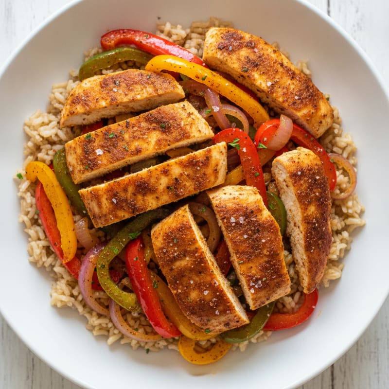 Cajun Chicken with Bell Peppers