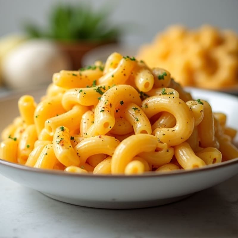 High-Protein Creamy Baked Mac and Cheese