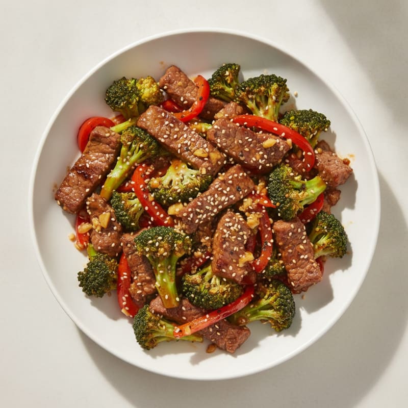 Sesame Beef and Broccoli Stir-Fry