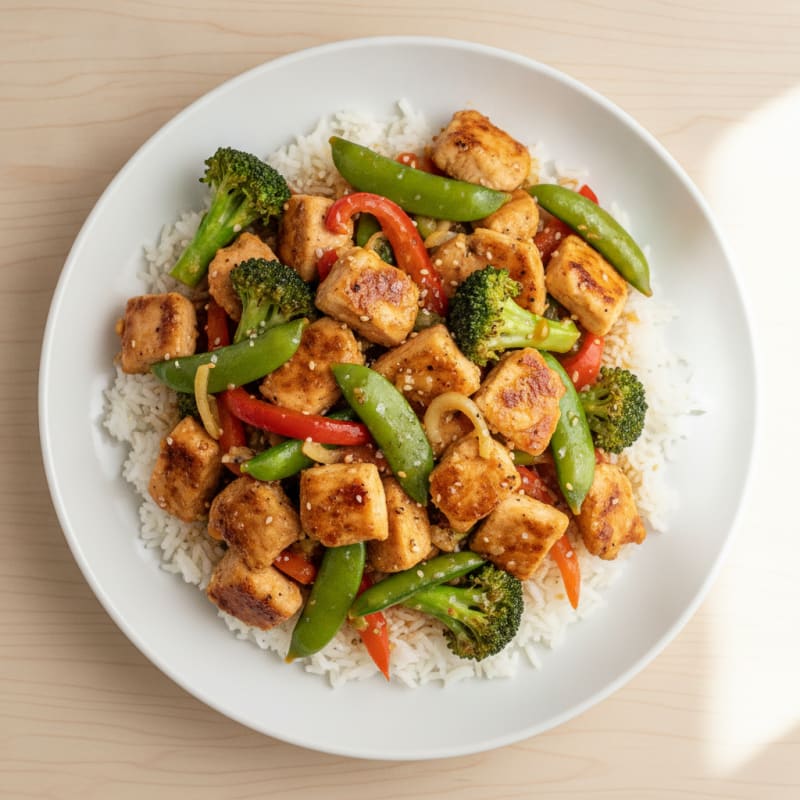 Teriyaki Chicken Stir-Fry with Vegetables
