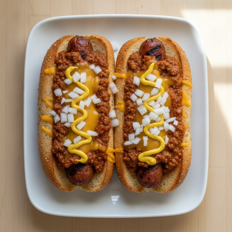 Classic Chili Cheese Hot Dogs