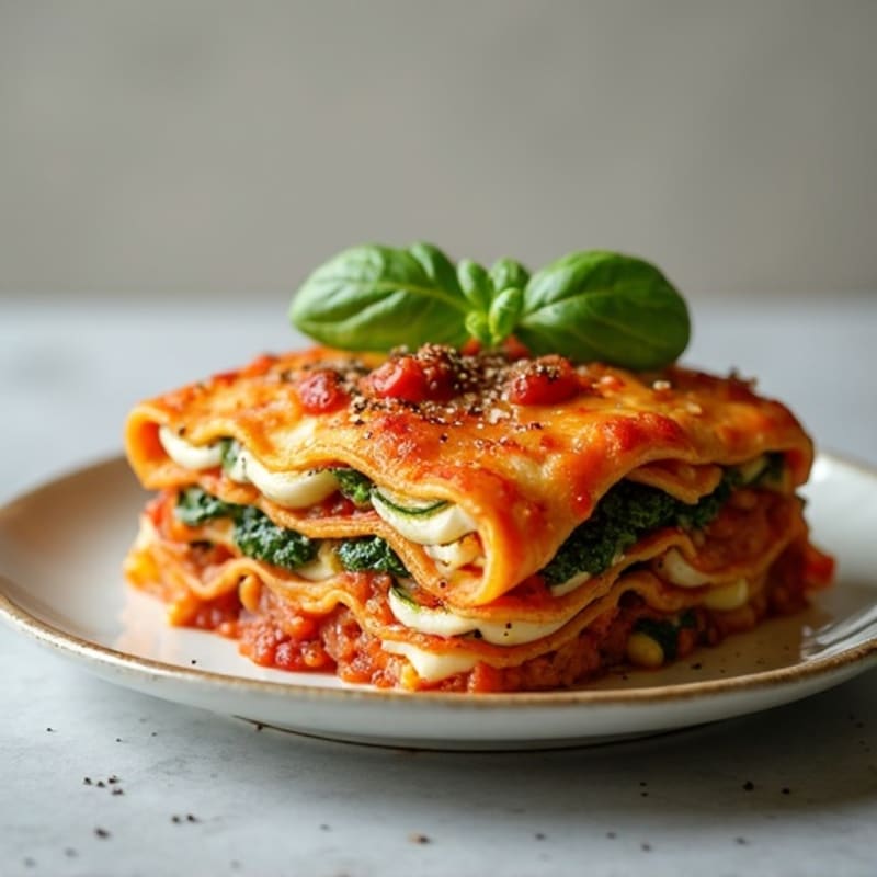 Baked Vegetable and Ricotta Lasagna