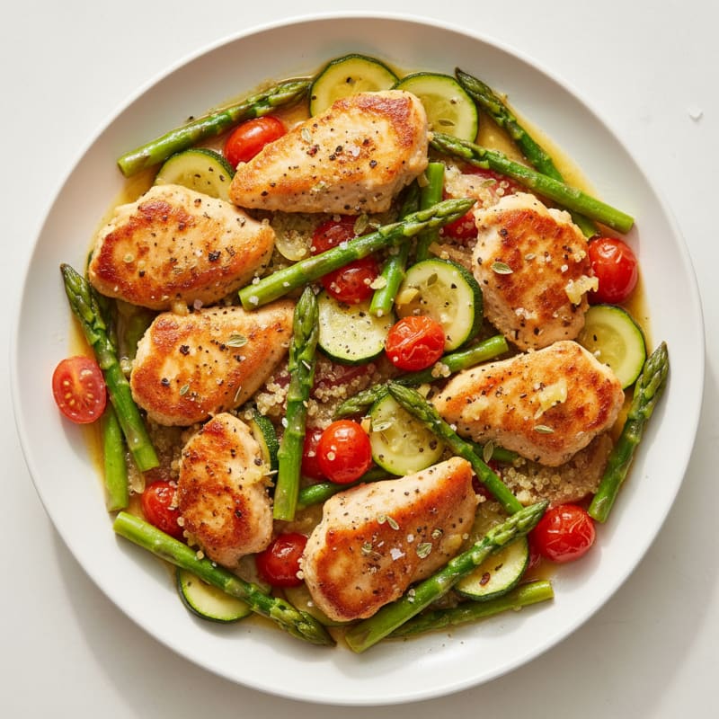 Zesty Lemon Herb Chicken Skillet