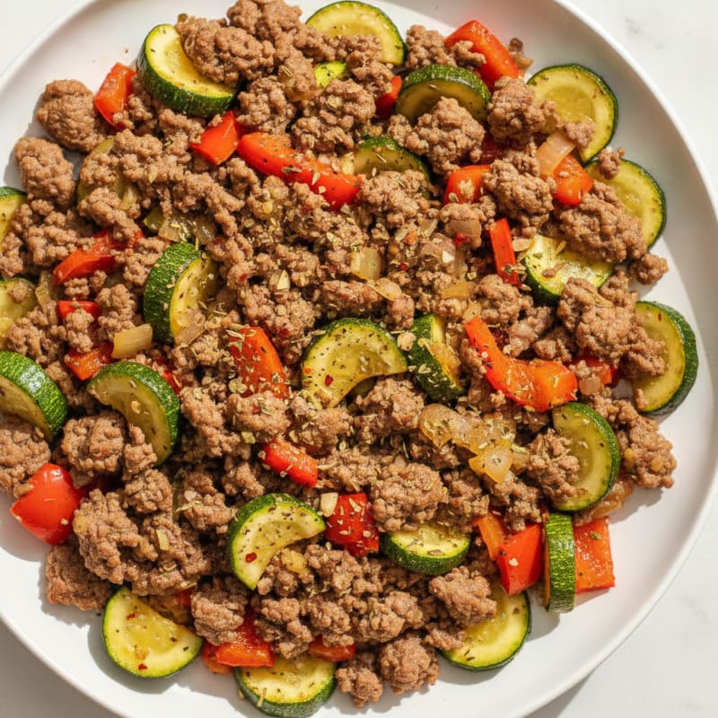Ground Beef and Vegetable Skillet