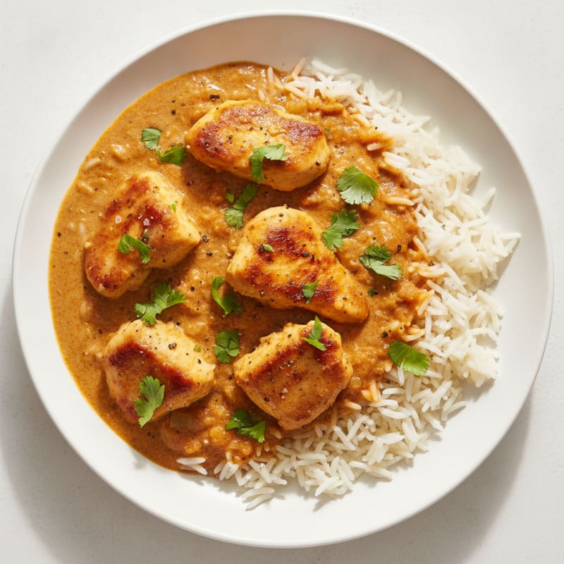 Spiced Butter Chicken with Basmati Rice