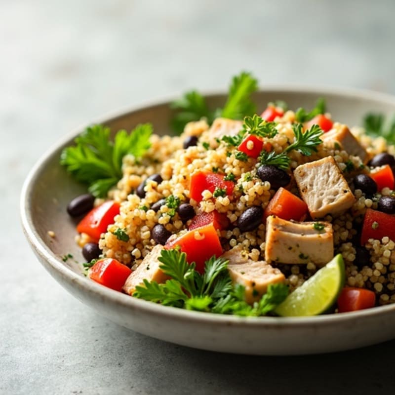 Fresh Quinoa Black Bean Salad
