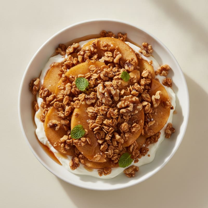 Baked Cinnamon Apple Crumble