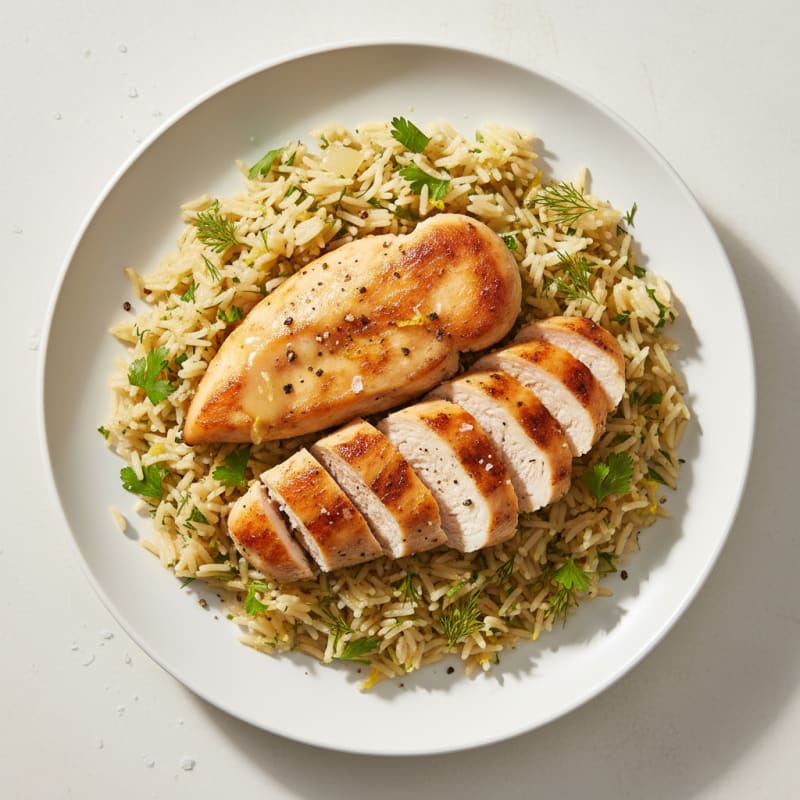 Zesty Lemon Herb Rice Pilaf