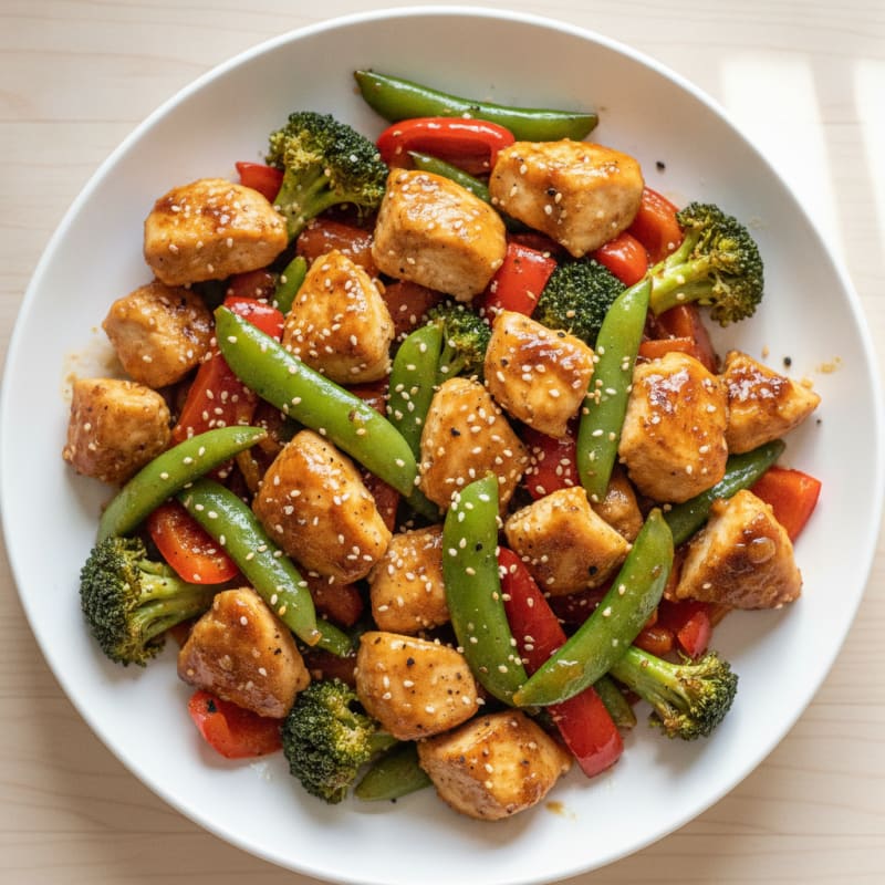 Teriyaki Chicken with Roasted Vegetables