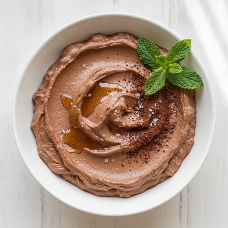 Chocolate Avocado Protein Pudding