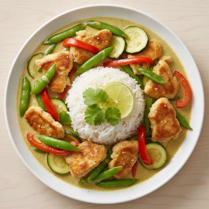 Creamy Thai Green Curry Chicken