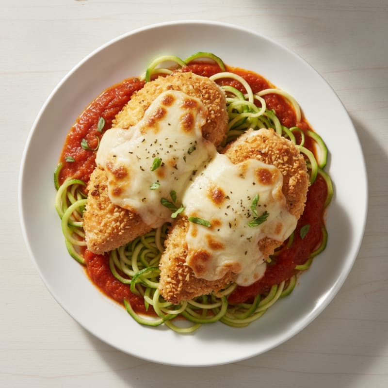Baked Chicken Parmesan with Marinara
