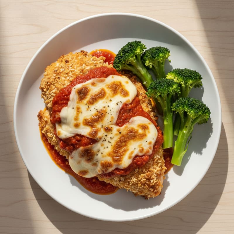 Crispy Baked Chicken Parmesan