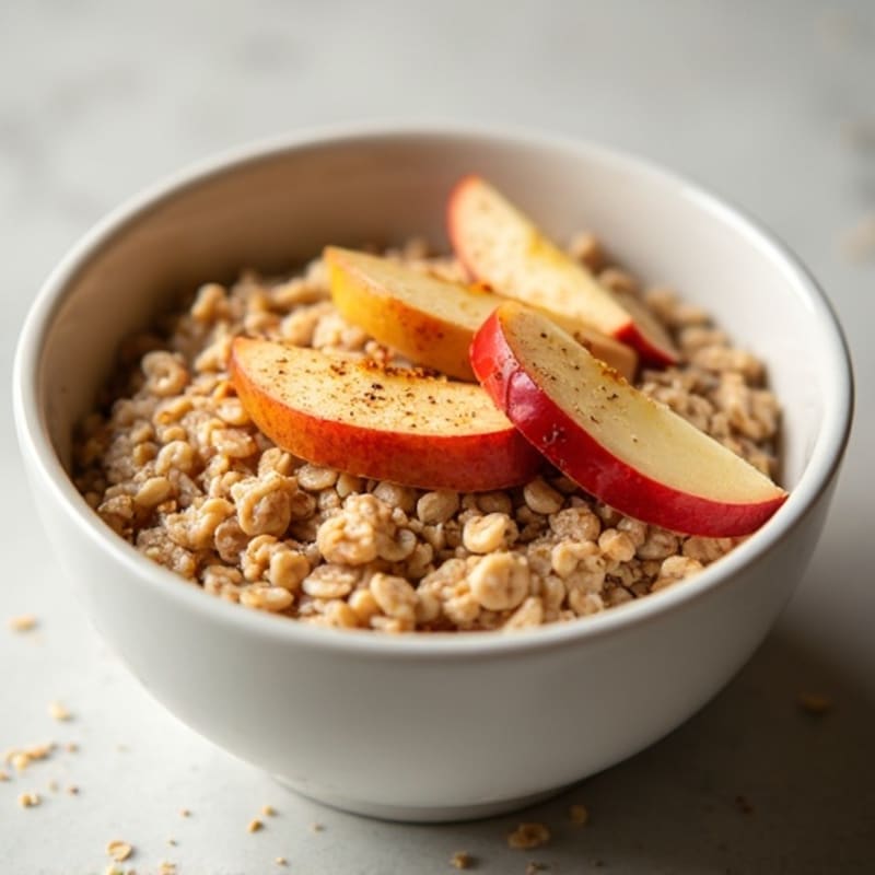 Protein-Packed Apple Cinnamon Steel Cut Oats