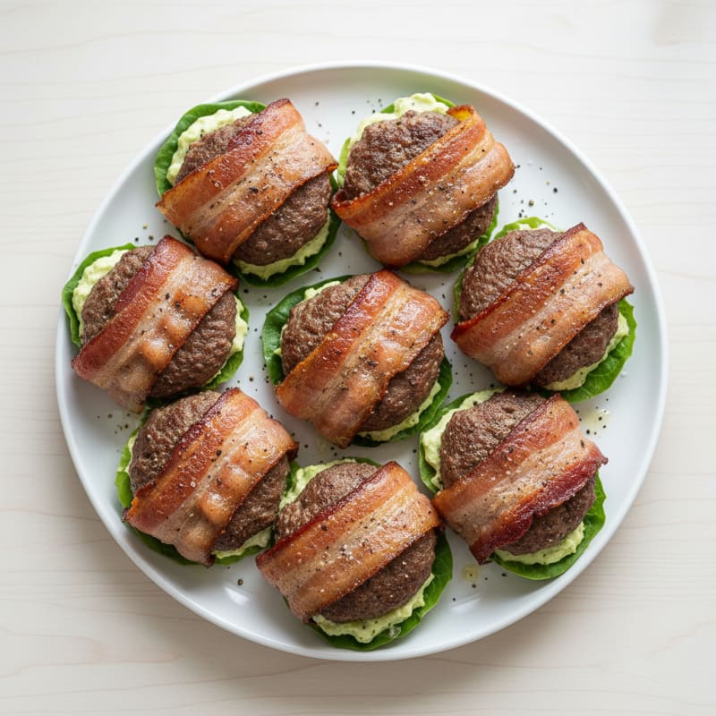 Crispy Bacon-Wrapped Jalapeño Sliders