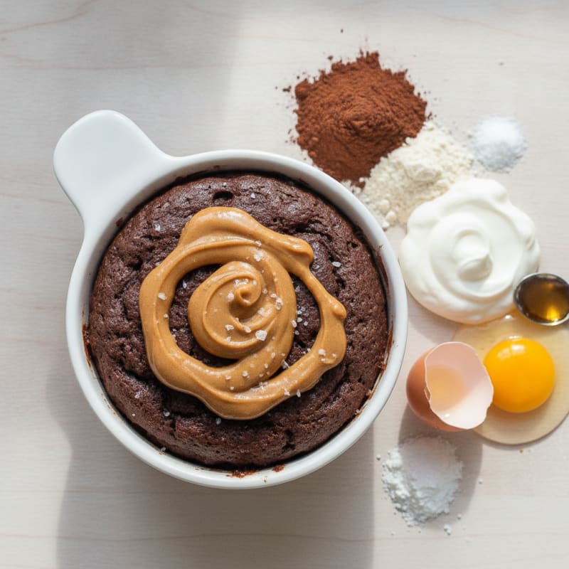 Decadent Chocolate Protein Mug Cake