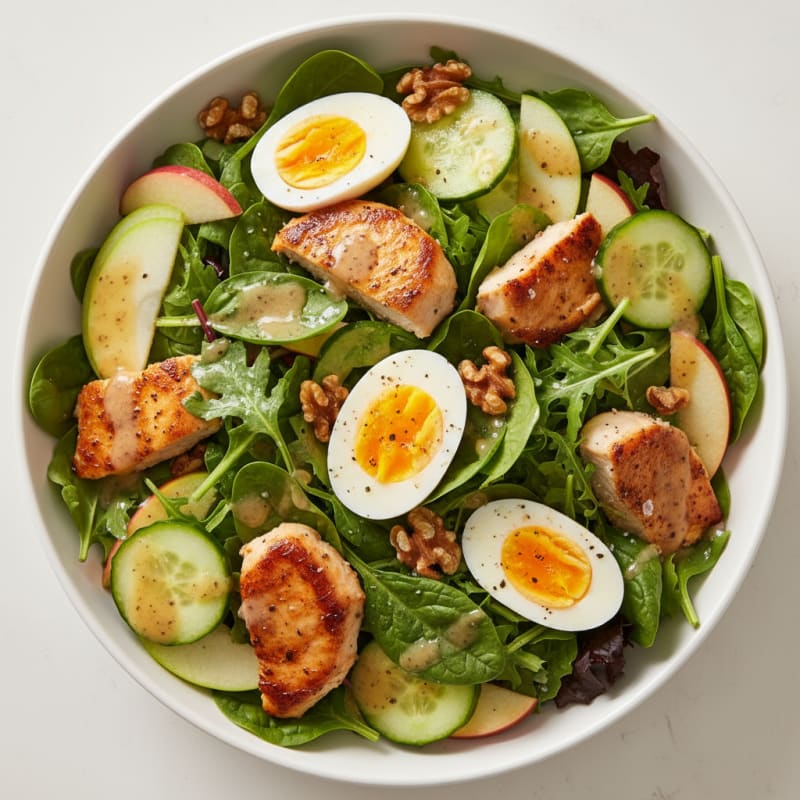 Harvest Greens with Apple Vinaigrette