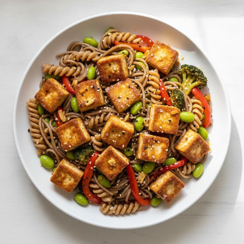 Sesame Tofu Stir-Fry
