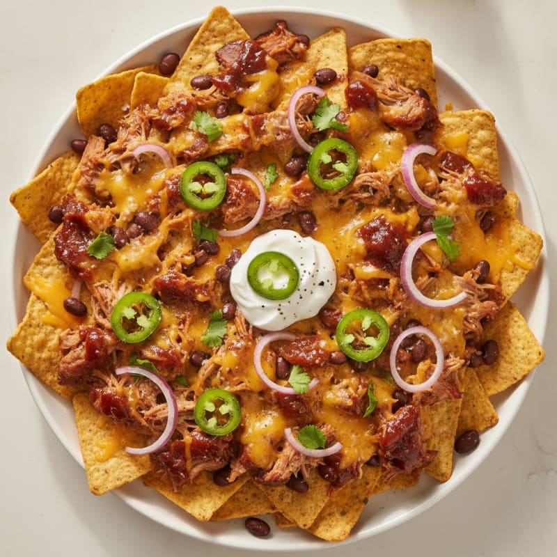 BBQ Pulled Pork Nachos