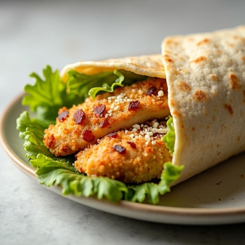 Crispy Chicken Caesar Wrap