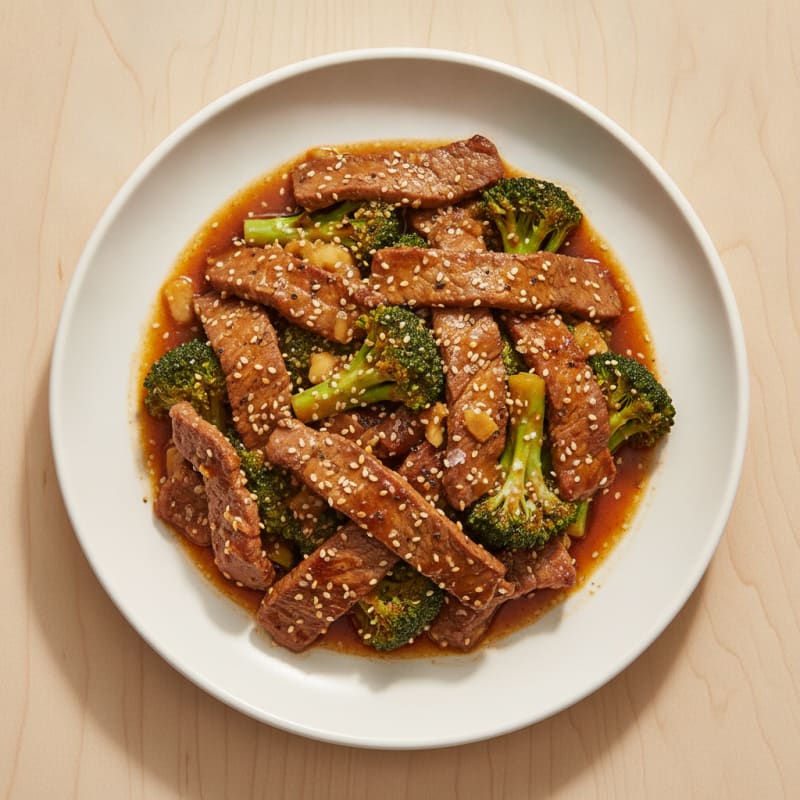 Sesame Beef and Broccoli Stir-Fry