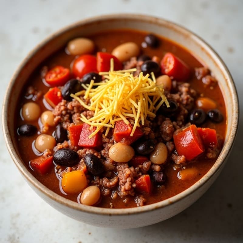 Hearty Lean Beef and Bean Homestyle Chili