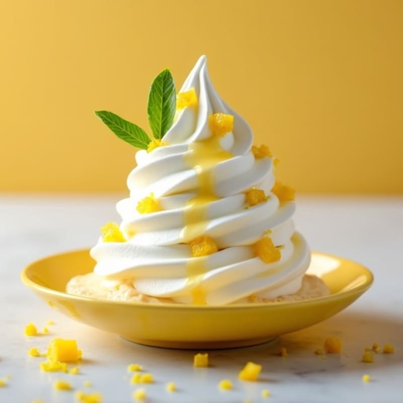 Creamy Protein-Packed Lemon Frozen Yogurt