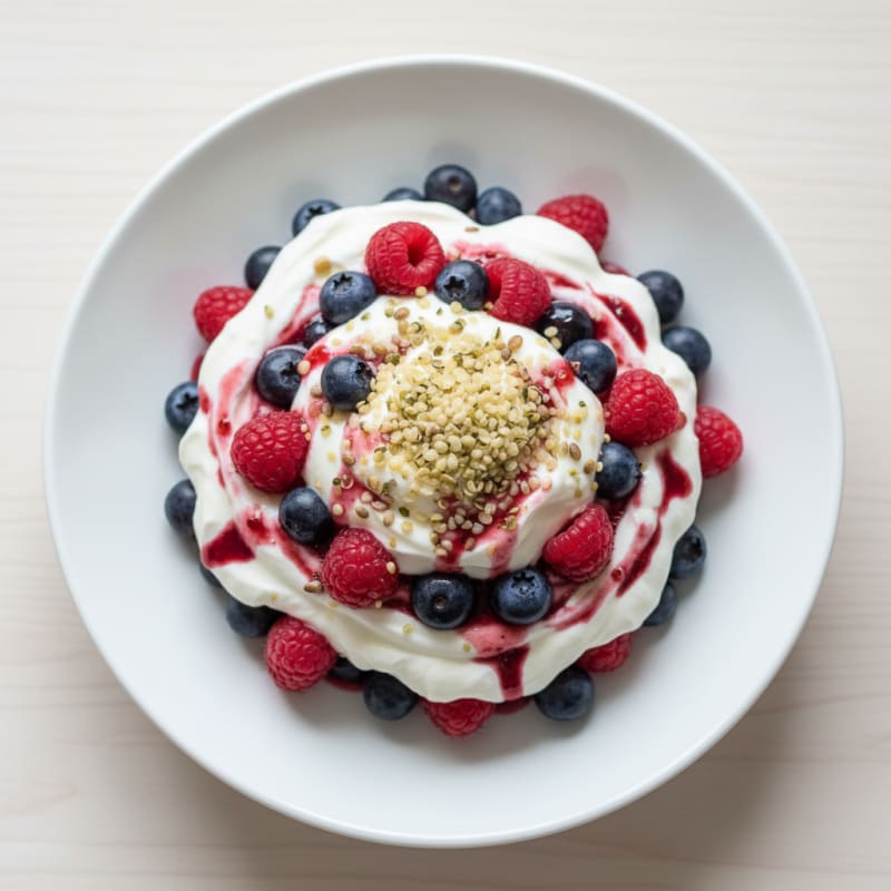 Creamy Greek Yogurt Protein Parfait with Berries