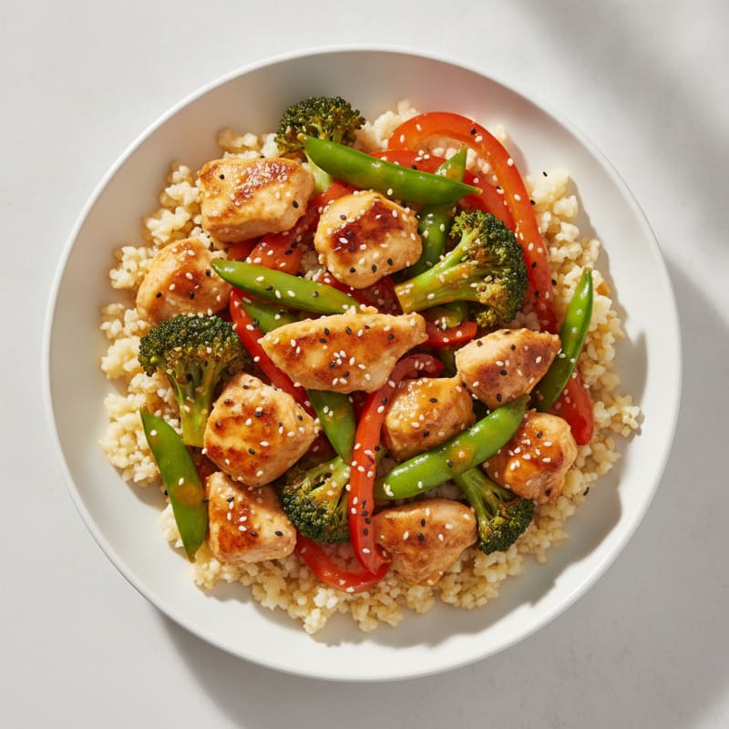 Orange Glazed Chicken Stir-Fry