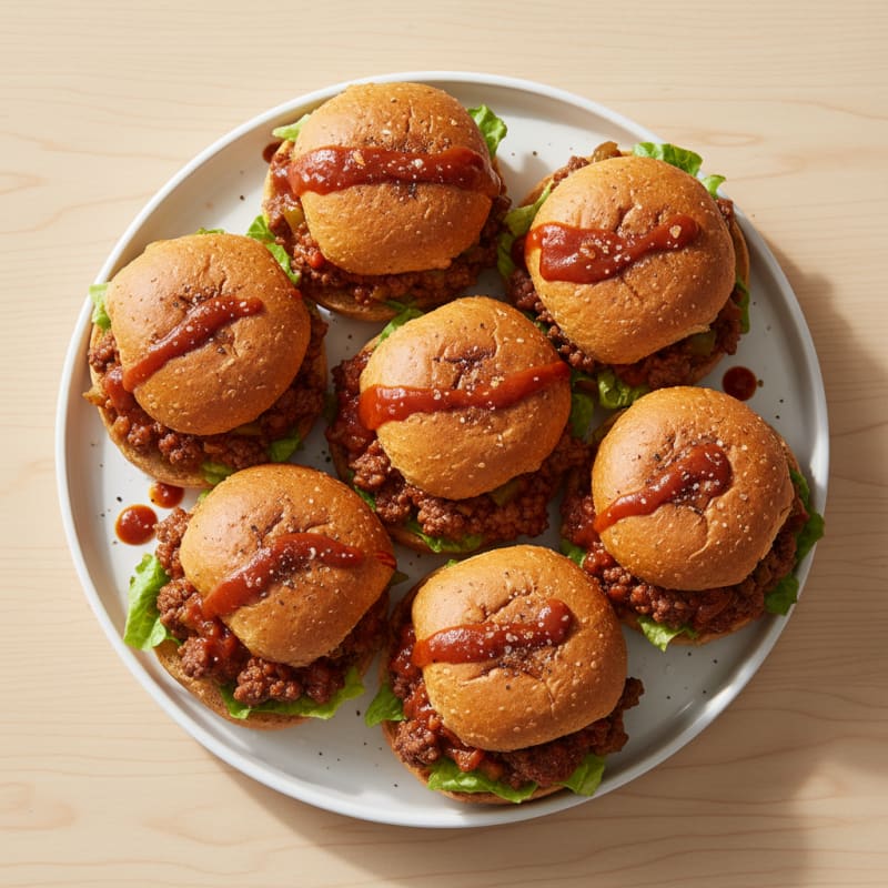 Smoky BBQ Beef Sloppy Joe Sliders