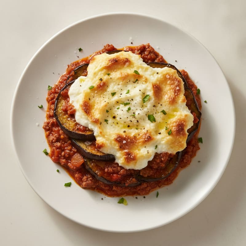 Classic Beef and Eggplant Moussaka
