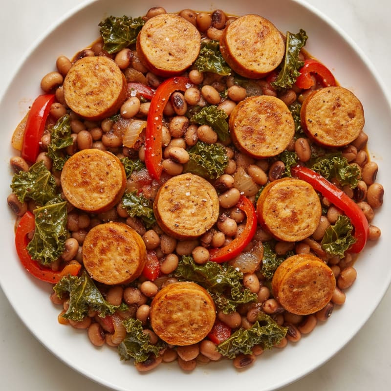 Black-Eyed Pea and Sausage Skillet