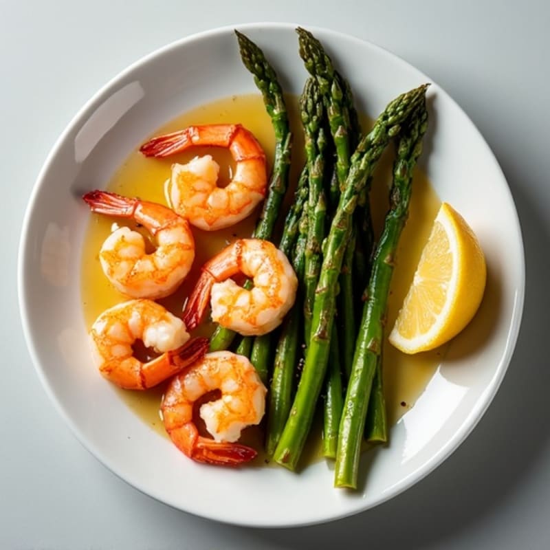 Citrus-Garlic Roasted Shrimp with Roasted Asparagus