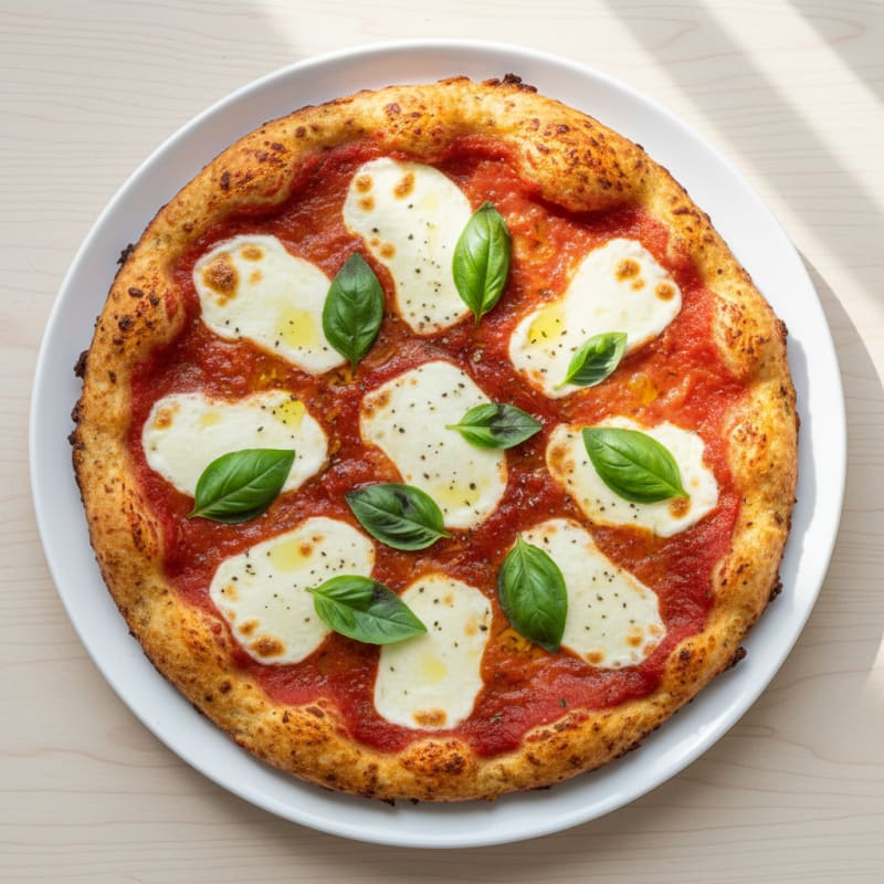 Classic Margherita Pizza with Fresh Basil