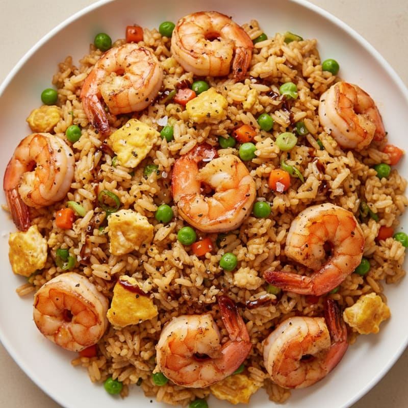 Garlic Shrimp Fried Rice