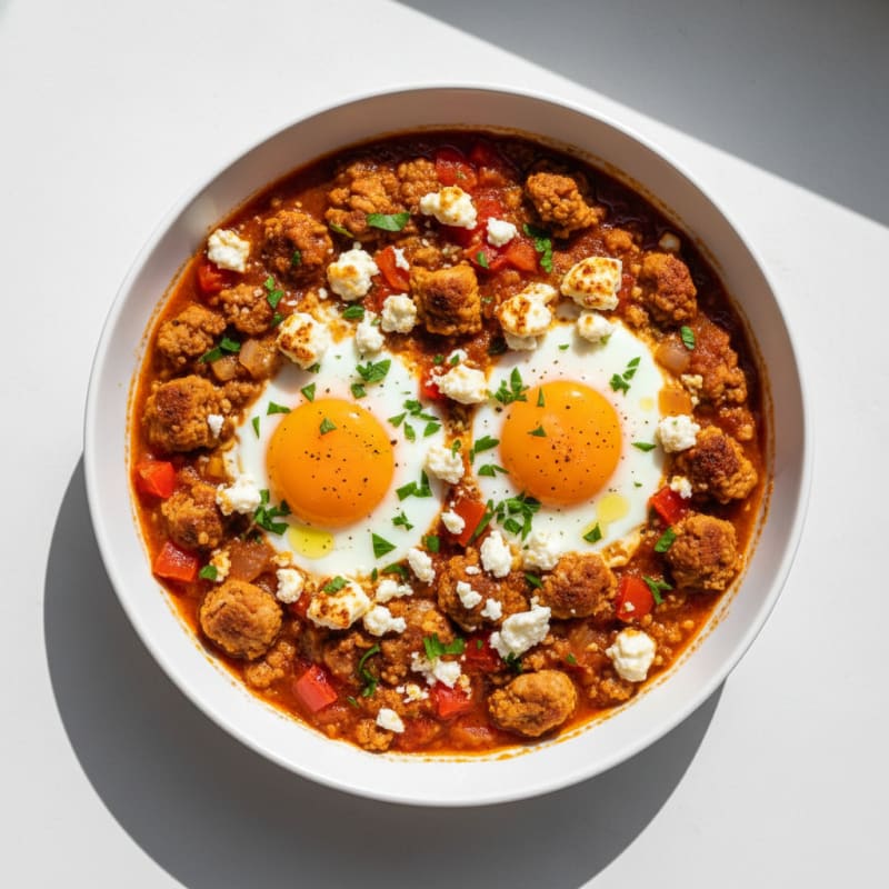 Zesty Baked Eggs with Smoky Tomato Sauce