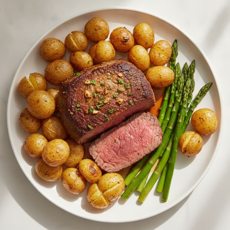 Garlic Herb Roasted Beef Tenderloin