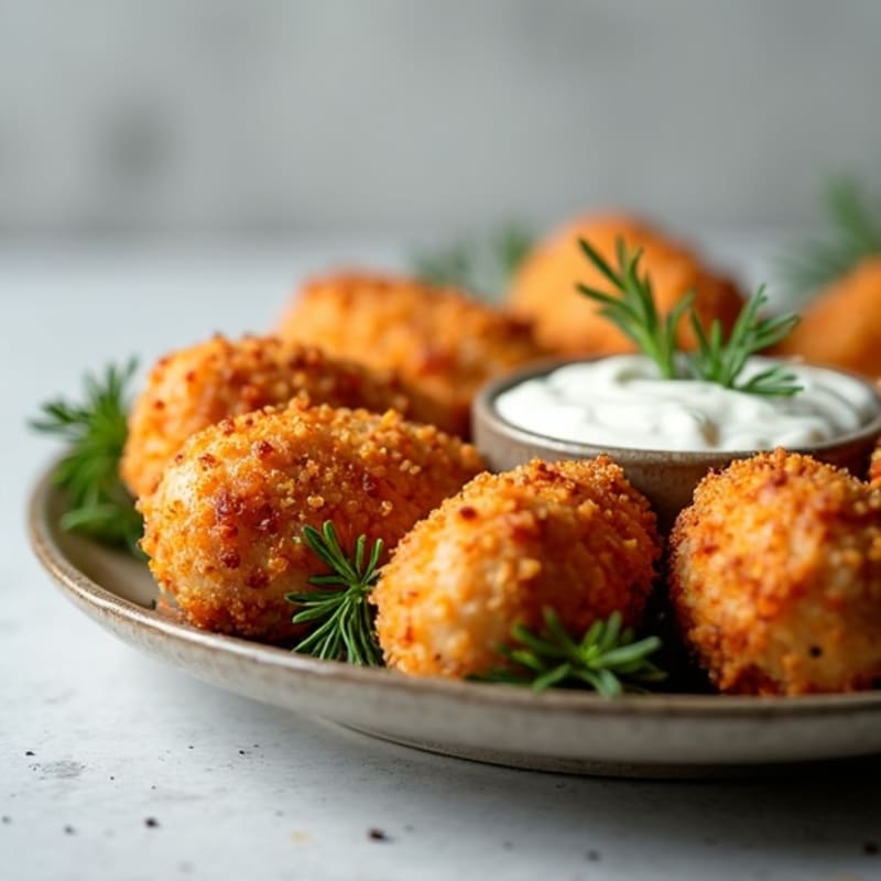 Crispy Almond-Crusted Baked Chicken Bites