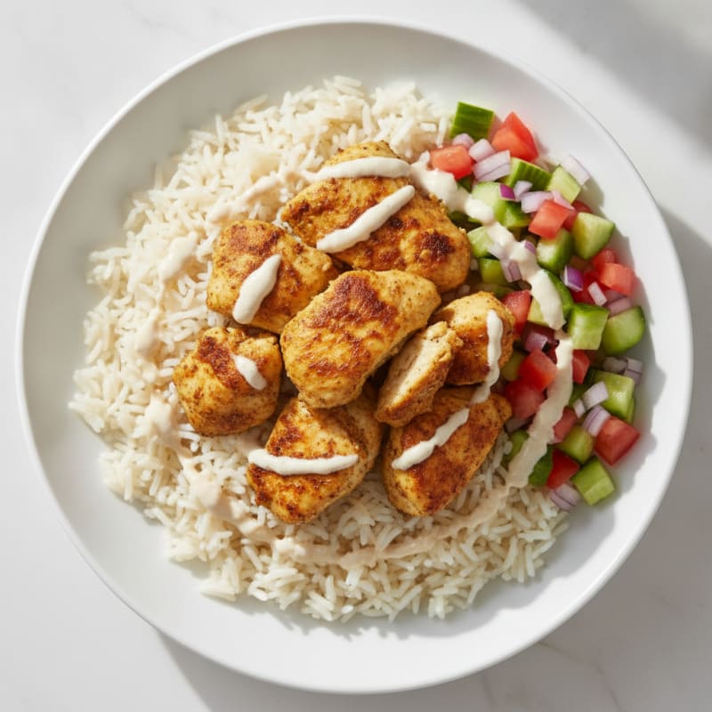 Chicken Shawarma Rice Bowl