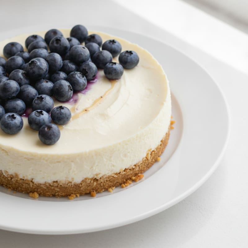 Creamy Greek Yogurt Protein Cheesecake