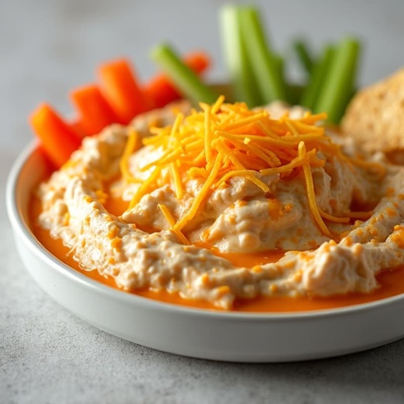 Creamy Greek Yogurt Buffalo Chicken Dip