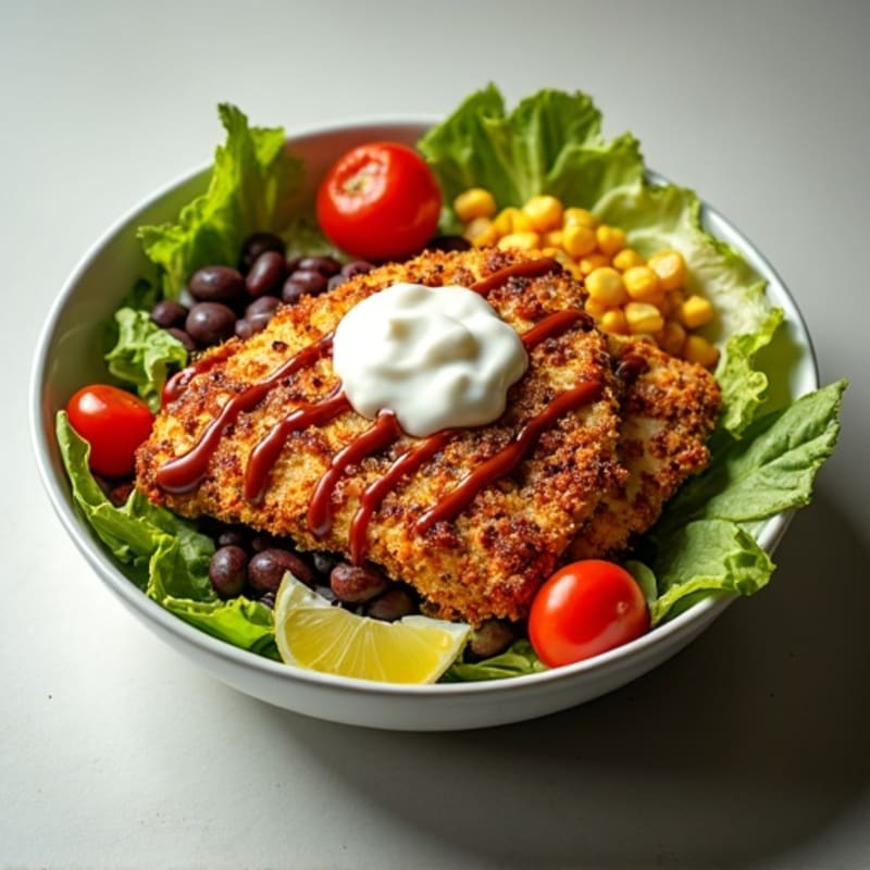 Crispy BBQ Ranch Chicken Bowl