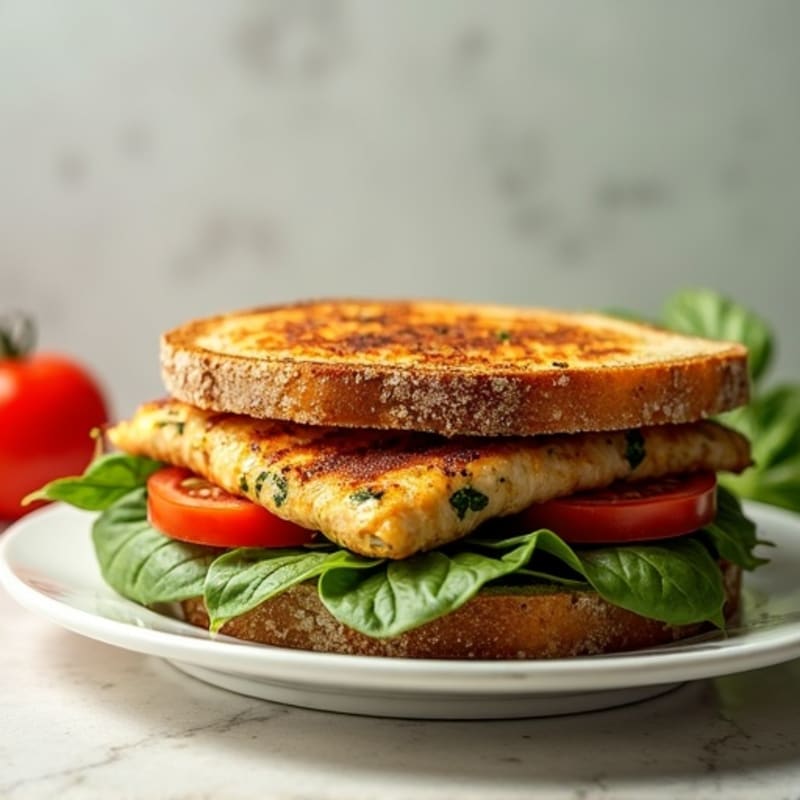 Herb-Pesto Grilled Chicken Sandwich