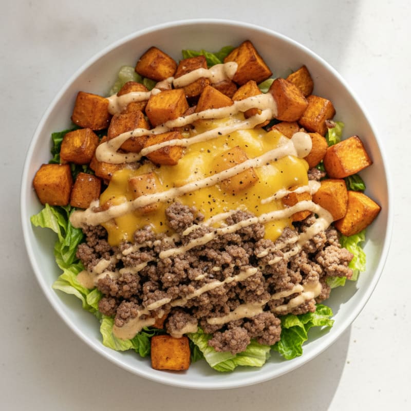 Sweet Potato & Beef Power Bowl