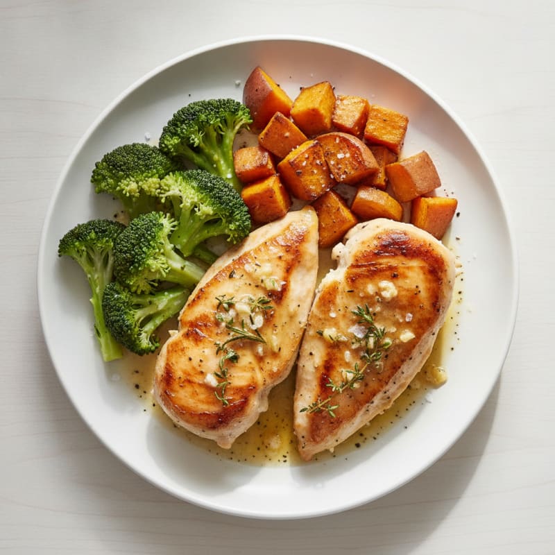 Pan-Seared Chicken with Herb Butter